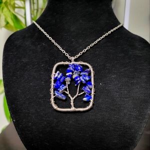 Tree of life wire wrapped necklace